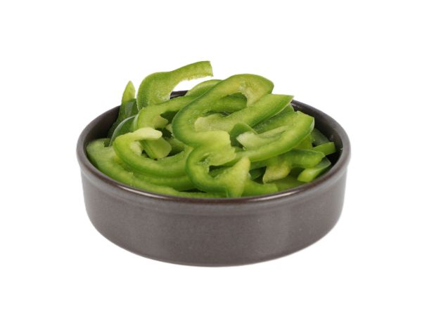 Mynd Paprika græn sneidd KG