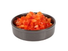 Mynd Paprika rauð teningar 10mm KG