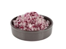 Mynd Rauðlaukur teningar 5mm (saxaður) KG