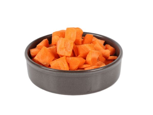 Mynd Gulrætur teningar 20mm KG