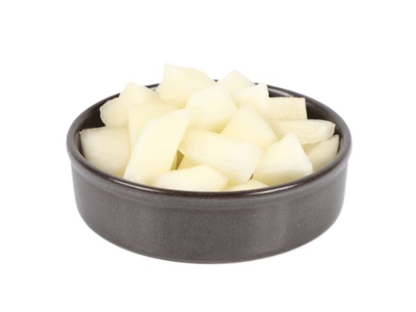 Mynd Melóna gul handskorin bitar án hýðis KG